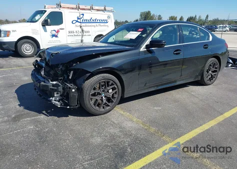 2025 BMW 330I z USA, uszkodzony, nr VIN 3MW69CW04S8F32236